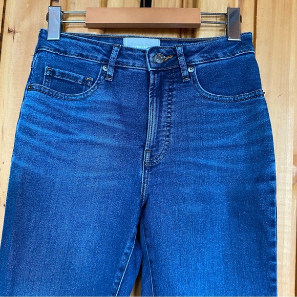 Everlane The Curvy High Rise Skinny Jean Crop Blue Cropped Jeans $121 - Picture 4 of 14